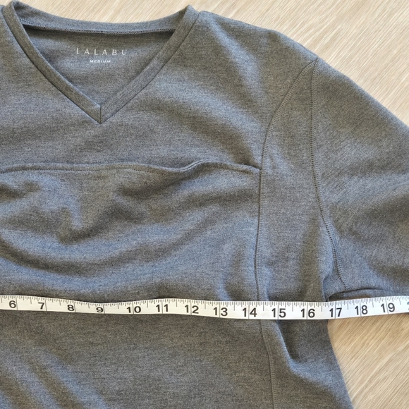 Lalabu Dad T Shirt Short Sleeve Gray Pouch M - Picture 13 of 15